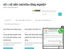 Tablet Screenshot of daychuyencongnghiep.com